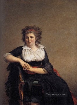 ジャック・ルイ・ダヴィッド Painting - オルヴィリエ侯爵夫人の肖像 新古典主義 ジャック・ルイ・ダヴィッド